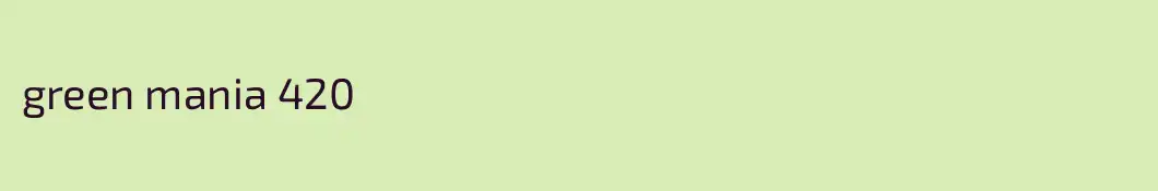 green mania 420